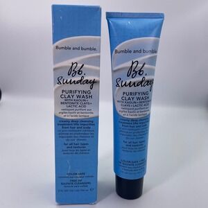 Lot of 3 Bumble and Bumble Bb. Sunday Purifying Clay Wash 5 fl oz / 150 ml